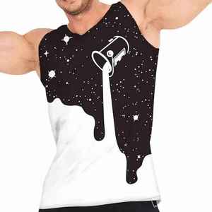 Camiseta sin Mangas de Algodón Estampada Unisex de Alta Calidad, Transpirable, Informal, para Hombre y Mujer, Esencial para el Verano - Product Image 2