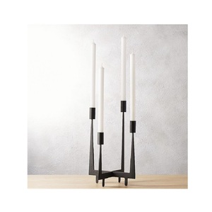 Modern minimalist metal <b>candle</b> holders for tealight <b>taper</b> and pillar <b>candles</b> ideal for home office bedroom decor - Product Image 5