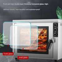 Nouveau four rotatif électrique commercial à 3 niveaux et 6 plateaux, multifonctionnel, à commande numérique, pour cuisson haute température, 220V, idéal pour les noix et le maïs