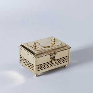 Handmade Brass <b>Jewelry</b> <b>Organizer</b> Box - Product Image 2