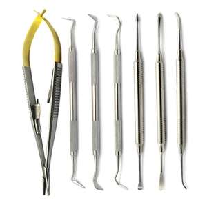 Instrumental Quirúrgico para Ombligo, Elevadores Periostales, Juego de Curetas, Instrumental de Cirugía Oral y Dental, Manual, Certificado CE - Product Image 3