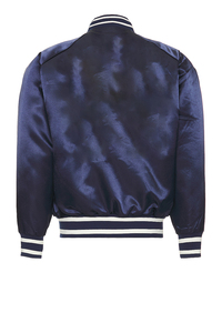 Chaqueta universitaria de satén transpirable con logotipo personalizado para hombre, chaqueta universitaria, precio al por mayor, chaquetas para hombre - Product Image 4