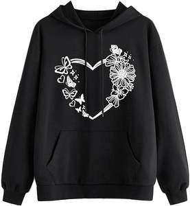 OEM nueva moda de gran tamaño señoras Sudadera larga de invierno de moda Sudadera con capucha y sudadera técnica impresa fabricada en Bangladesh - Product Image 1