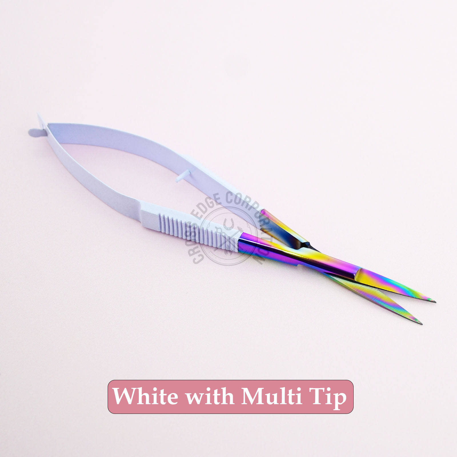 Pointe blanche arc-en-ciel