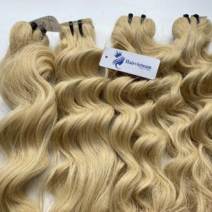 Blonde Remy Hair Trame Extensions et Bundles Brut Naturel Deep Curl Body Wave Styles Tailles En Vrac 8 \ "20 \" 26 \ "28 \" Perruques" - Product Image 3