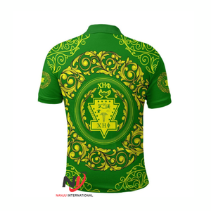 Jersey Chi Eta Phi personalizado de alta calidad para hombres símbolos griegos Ringer secado rápido verano transpirable Deporte Camiseta 100% algodón caliente - Product Image 4