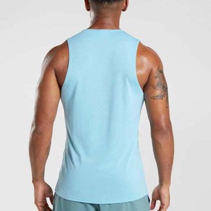 Custom Design Sublimation Breathable Eco-Friendly Quick Drying <b>Stretch</b> Fabric Sleeveless Fitness Sports Running Casual Tank Top - Product Image 5