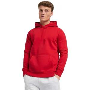 Plain Heavyweight Pullover Hoodie Sudadera con capucha en blanco con bolsillos disponible en varios colores y tamaños para hombres - Product Image 1
