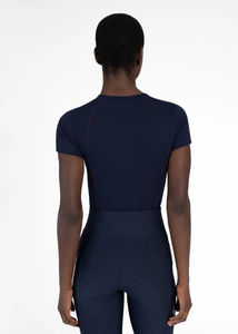 Camiseta de Equitación Personalizada para Mujer, Ligera, Transpirable, Elástica, de Manga Corta, para Montar a Caballo, OEM ODM - Product Image 3