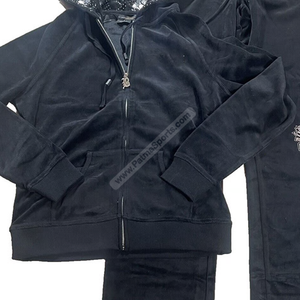 Survêtements noirs à capuche personnalisés avec strass, confortables, qualité professionnelle, grandes tailles, vêtements de sport d'hiver avec votre propre design - Product Image 4