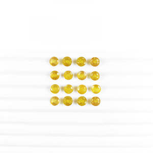 Zafiros Amarillos Naturales de Bangkok, Calibrados, Corte Redondo de 5mm y 6mm, Corte Asscher, Brillante, Radiante, Ovalado, Marquise y Ovalado, Claridad VVS - Product Image 1