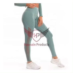 Logo personnalisé femmes taille haute mi-taille Leggings de gymnastique respirant nouveau Fitness entraînement Yoga pantalon grande taille sans couture décontracté lettre - Product Image 1
