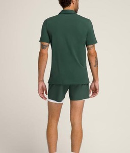 Pantalones cortos de tenis sólidos de poliéster 100% para hombre, ropa deportiva de secado rápido para gimnasio, cintura elástica, para Fitness, correr, informal - Product Image 2