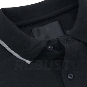 Venta al por mayor de diseño personalizado de los hombres para Polo camiseta transpirable poliéster/algodón sólido moda camisetas precio barato manga corta - Product Image 3