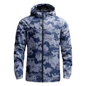 Vestes Softshell OEM pour hommes Logo personnalisé Imperméable Coupe-vent Soft Shell Vêtements d'hiver Polyester col montant Matériau en toile - Product Image 1
