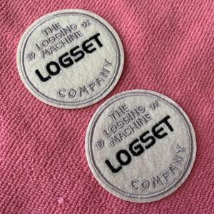 Étiquette de broderie en feutre thermocollante avec logo circulaire, personnalisée, pour vêtements, transfert thermique, patch de broderie 2 - Product Image 2