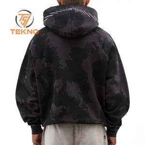 Sudadera con capucha para hombre de bloque de color personalizado de nuevo diseño a precio razonable ropa de calle sudaderas con capucha de impresión por sublimación de Hip Hop para hombre - Product Image 6