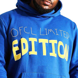 เสื้อฮู้ดผ้าคอตตอนฟลีซขนาดใหญ่พิมพ์ลาย3D พัฟดีไซน์คอกลมสำหรับฤดูหนาวโลโก้ออกแบบได้ตามที่ต้องการ - Product Image 5