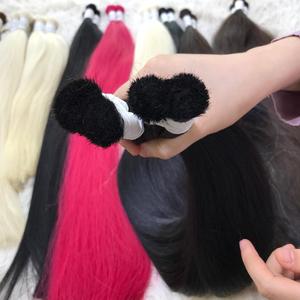 Vente chaude 100% cheveux vierges en vrac droits naturels de haute qualité pour l'origine vietnamienne un donneur - Product Image 2