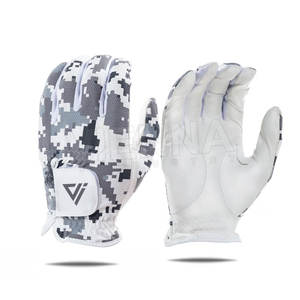 Fabrication professionnelle, prix bas, haute qualité, gants de golf en cuir véritable pour hommes sur mesure, sangle de poignet réglable - Product Image 2