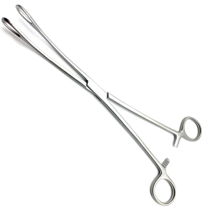 Premium Quality 25 cm Foerster <strong>Forceps</strong> Manual Stainless Steel Surgical Instruments Customized Logo <strong>Curved</strong> Smooth Jaws for Sponge - Product Image 2