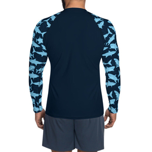 Ropa de natación de secado rápido para entrenamiento de hombre de alta calidad Slim Fit con protección solar transpirable de color sólido - Product Image 5