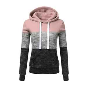 2024 sudaderas con capucha en blanco de algodón de alta calidad logotipo personalizado estampado moda Casual sudaderas con capucha sudadera pulóver mujeres - Product Image 4