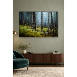 Impression sur toile Fida Misty Forest Mossy Ground - Product Image 1