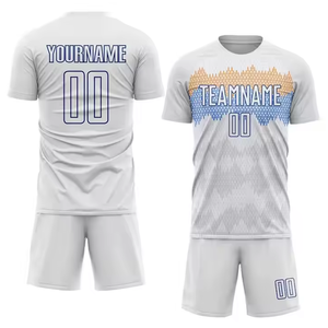 Camisetas de Fútbol de Diseño Digital, Corte Automatizado, Camisetas de Fútbol Personalizadas para Hombre con Nombre y Número, Cómodas y Transpirables - Product Image 3