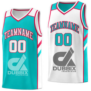 Camiseta de Baloncesto Reversible Clásica Personalizada de Talla Grande, Transpirable, de Malla de Poliéster, con Logotipo y Nombre Impresos Digitalmente, Manga Corta, Verano, 3D - Product Image 4