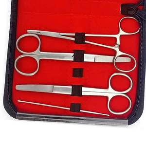 Kit de chirurgie mineure réutilisable de haute qualité, fabriqué sur mesure, certifié CE, instruments chirurgicaux manuels en acier inoxydable - Product Image 4