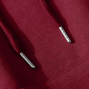 Sudadera con capucha recortada de invierno con bolsillo de lana cuadrado para hombre de alta calidad con hombro caído de algodón en blanco 100% - Product Image 4