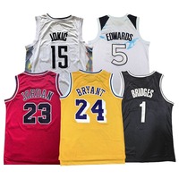 Venta al por Mayor 2025, Camisetas de Baloncesto Americanas Sublimadas Personalizadas, Cosidas en Equipo, Transpirables, de Secado Rápido, 100% Malla de Poliéster