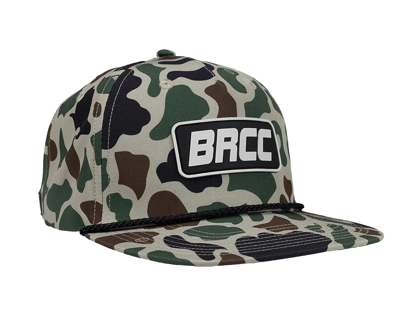 Camo-بيع بالجملة منتجات قبعات Snapback مع شعار مخصص حافة مسطحة 5-Panel عالية الجودة متوسطة المظهر قبعة Snapback