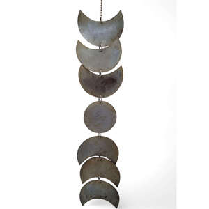 Decoración de Pared Bohemia con Fases Lunares, Adornos Metálicos para el Hogar, Arte Mural para Espacios Habitables - Product Image 2