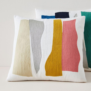 Funda de cojín cosida con cadena de lana bordada de Cachemira hecha a mano de lana Floral para sofá sala de estar producto de venta caliente de ITHL - Product Image 2