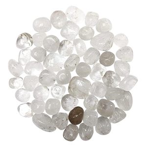 Piedras de caída pulidas naturales de cuarzo transparente, cristales curativos semipreciosos para equilibrar Chakra, trabajo de energía Reiki - Product Image 1