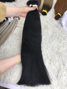 Hot Item Natural Straight Hair punta plana 100% Raw Hair Extensiones de cabello liso suave y sedoso de alta calidad - Product Image 5