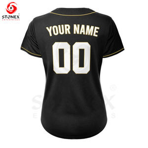 Maillot de baseball robe vêtements de sport décontractés vêtements de baseball et de softball Sublimation respirant séchage rapide femmes maillots en coton - Product Image 4