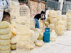 New Collection Handmade <b>Rattan</b> Hang Light Woven <b>Rattan</b> <b>Pendant</b> Lamp for Home Cafe Restaurant Hotel Made in Vietnam - Product Image 4