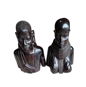 หุ่นไม้มะเกลือแอฟริกันขายส่ง |   ผู้จัดจำหน่ายงานแกะสลักไม้จำนวนมาก - Product Image 4