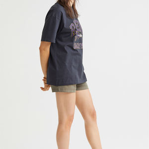 100% algodón logotipo personalizado impreso en blanco camisetas de mujer al por mayor camiseta de mujer lisa - Product Image 4