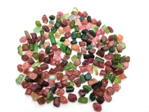 Multi Tourmaline Rugueuse 50 CT Tourmaline Naturelle Pierre précieuse brute en vrac, Tourmaline brute multicolore pour l'artisanat de bijoux - Product Image 2