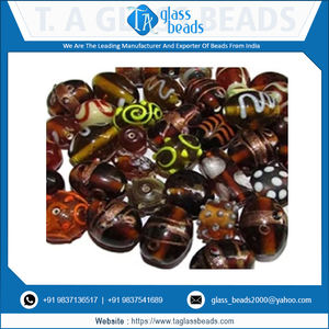 Caja embalada de cristal de Murano y cuentas de vidrio forma ovalada tamaño personalizado para suministros de fabricación de joyas DIY - Product Image 3