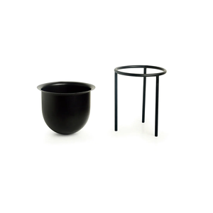 Pots de jardinière en métal de fer doré de style moderne de luxe avec support pour accessoires de jardin de balcon - Product Image 5