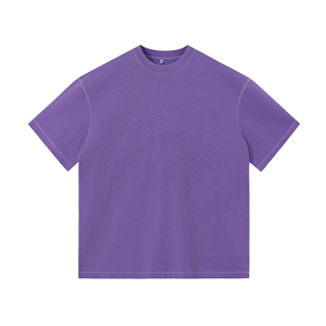 เสื้อยืดฮิปฮอปสตรีทแวร์พรีเมียมสำหรับผู้ชาย ผ้าโพลีเอสเตอร์ผสมคอตตอน ระบายอากาศได้ดี พิมพ์ลายซิลค์สกรีน - Product Image 6