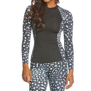 Custom Printed Women Rash Guard <b>Swimming</b> Shirt <b>Long</b> <b>Sleeve</b> High Quality Plain Wholesale Swimwear for Water Activities - Product Image 1
