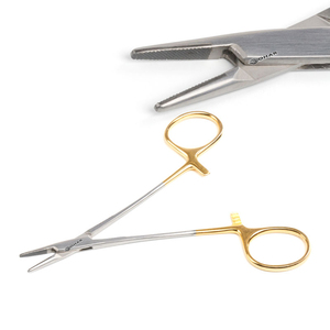 100% Chất lượng tốt nhất TC tip Vòng Vàng xử lý siêu cắt olsen-hegar Kim Chủ cắt kéo + Kẹp 14 cm / 5.5" - Product Image 3