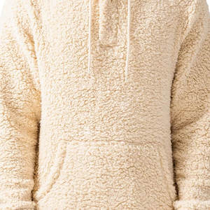 Best Price <b>Men's</b> <b>Sherpa</b> Hoodie Lightweight Trendy Outdoor Wear 100% Cotton <b>Fleece</b> Blended Winter New Article Made in Pakistan - Product Image 3