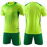 Maillot d'entraînement de football personnalisé pour hommes, uniformes entièrement respirants avec short, services OEM disponibles